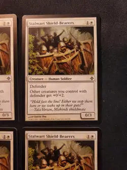 4x Stalwart Shield-Bearers Rise of the Eldrazi NM Magic The Gathering MTG Tcg ** - Image 3