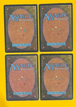 MTG CIRCLE OF PROTECTION: BLACK (x 4) Beta (OldManMTG 006-548) - Image 2