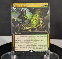 MTG Vicious Rivalry EXTENDED ART Non-Foil NM Secrets of Strixhaven SOS #0359 - Image 1