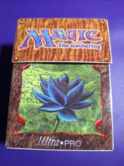 Rare Vintage Black Lotus Juzam Djinn Ultra Pro Deck Box 1997 Magic the Gathering - Image 1