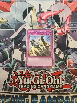 Solemn Judgment Platinum Secret Rare RA02-EN075 Yugioh - Image 1