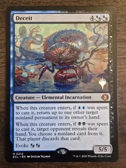 Deceit Lorwyn Eclipsed Promo Regular Near Mint Condition - Image 1