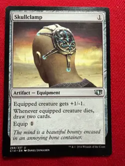 Near Mint - Skullclamp C14 268 - Commander 2014 (MTG) - Image 1