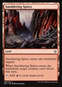 Smoldering Spires x4 - Archenemy: Nicol Bolas - NM-Mint, English - Archenemy: Ni - Image 1