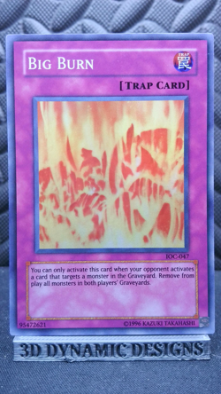 | Yugioh Big Burn IOC-047 Super Rare Invasion Of Chaos NM 🔥 | - Image 1