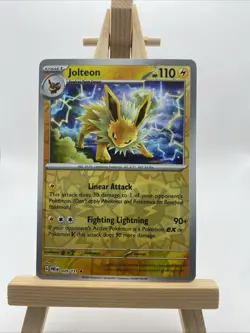 JOLTEON 135/165 REVERSE HOLO RARE POKEMON TCG: S&V - POKEMON 151 NM - Image 1