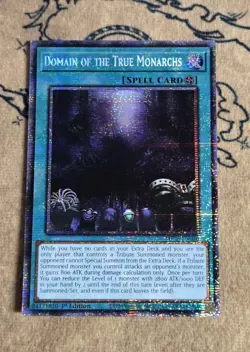 Yugioh Domain of the True Monarchs MP25-EN026 1st Edition Starlight Rare NM - Image 1