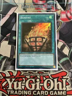 Bonfire Super Rare 1st Edition RA03-EN073 Yugioh - Image 1