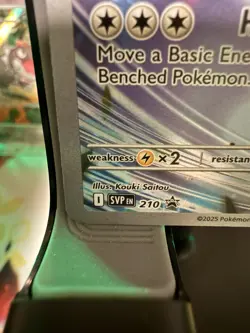 Pokemon Tornadus Sv: Scarlet & Violet Promo 210 Holo 120 HP English Kouki Saitou - Image 5
