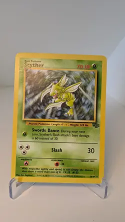 Pokemon 1999 Scyther 26/64 Rare- Non Holo - Image 1