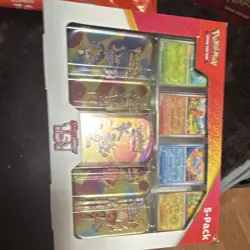 Pokemon Scarlet & Violet 151 Booster Sealed 5-Pack Box Bulbasaur Charmander - Image 1