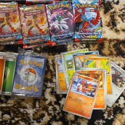 Pokemon TCG Card Lot Paradox Rift, Obsidian Flames, Crown Zenith Charmander - Image 2