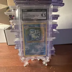 Blastoise CGC 9.5 003/034 Holo Rare Stage 2 Pokemon TCG 2023 - Image 1