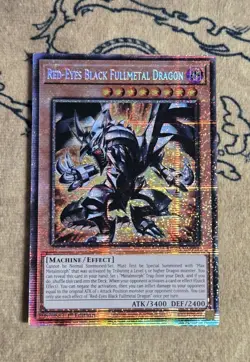 Yugioh Red-Eyes Black Fullmetal Dragon MP25-EN014 1st Edition Starlight Rare NM - Image 1