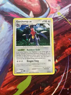 Garchomp 9/123 Holo Mysterious Treasures 2007 Pokemon TCG - Image 1