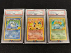 Pokemon Celebrations Charizard Blastoise Venusaur PSA 10 Sequential, Holo Bleed - Image 1