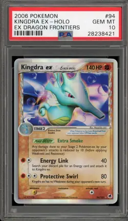 Pokemon Kingdra ex EX Dragon Holo Ultra Rare #92 PSA 10 Gem Mint - Image 1