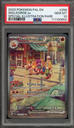 Pokemon Skeledirge ex Paldea Evolved Special Illustration Rare #258 PSA 10 - Image 1