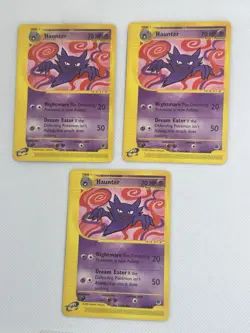 3x Haunter 80/165 - Expedition Uncommon Pokemon TCG - NM - Image 1