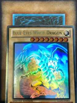Yugioh Blue-Eyes White Dragon GLD5-EN001 Gold Ghost Rare Limited Edition VLP - Image 3