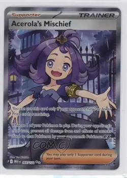 Acerola's Mischief Ultra Rare Pokemon Mega Evolution MEG #165 - Image 1