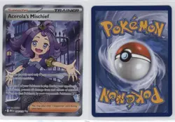 Acerola's Mischief Ultra Rare Pokemon Mega Evolution MEG #165 - Image 3