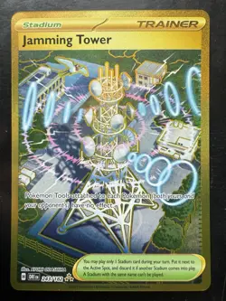 Pokemon Trainer Jamming Tower 243/182 Destined Rivals (NM) - Image 1