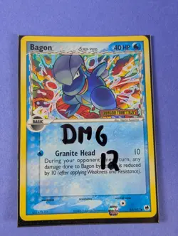 Bagon - 43/101 - Common Reverse Holo Ex Dragon Frontiers - Pokemon - DMG - Image 3