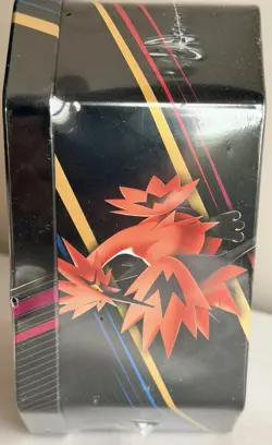 Pokemon Cards Crown Zenith Galarian Moltres Tin New Sealed 4 Booster Packs - Image 4