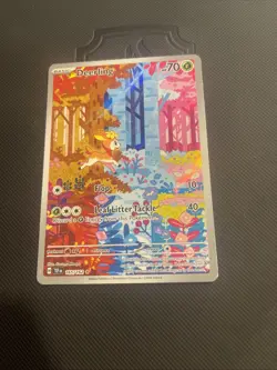 Pokemon TCG Deerling 165/162 Temporal Forces Illustration Rare Card NM Condition - Image 1