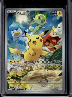2023-25 Pokemon SV Black Star Promos Pikachu #027 - Image 1