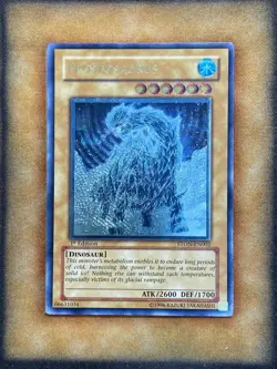 Yugioh Frostosaurus STON-EN002 Ultimate Rare 1st Ed NM - Image 1