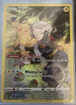 Pokemon Pikachu TG05/TG30 Lost Origin Ultra Rare Holo Ability Card - Image 1