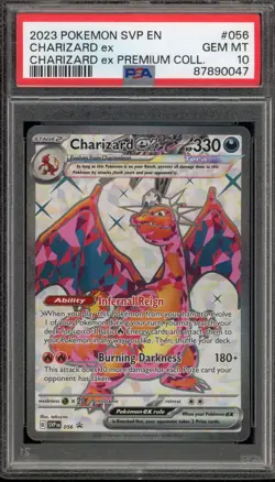 Pokemon Charizard ex Premium Coll. Promo SVP EN 056 PSA 10 Gem Mint - Image 1