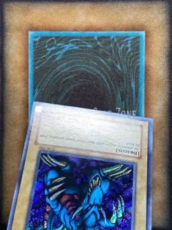 Yugioh Tri-Horned Dragon LOB-000 Secret Rare ASIAN ENGLISH LP - Image 5
