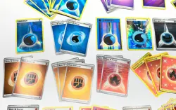 Lot of 111 Holographic Pokemon Energy Cards (Vintage & Modern) - Image 3