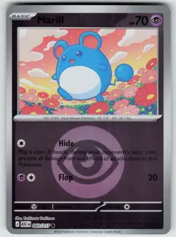 Marill (Energy Symbol Pattern) 083/217 Ascended Heroes Pokemon Reverse Holo NM - Image 1