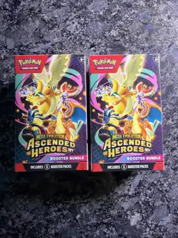 Pokemon TCG Mega Evolution Ascended Heroes Booster Bundle - Sealed Lot of 2 - Image 1