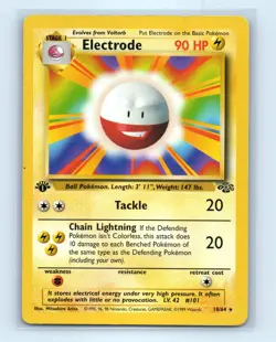 Pokemon tcg Base Set Electrode Moderately played - Image 1
