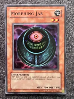 Yugioh Morphing Jar TP4-002 Super Rare Unlimited Edition LP - Image 1
