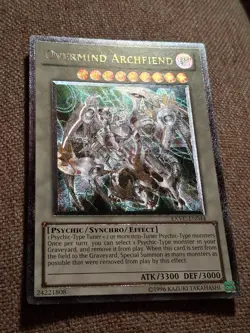 Yu-Gi-Oh Overmind Archfiend Ultimate Rare Euro Print LP - Image 1