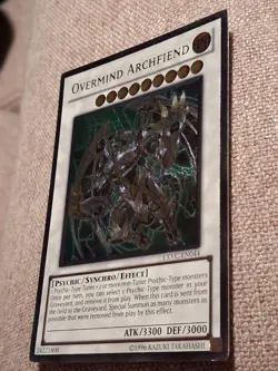 Yu-Gi-Oh Overmind Archfiend Ultimate Rare Euro Print LP - Image 2
