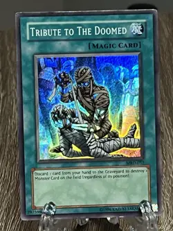 Tribute to The Doomed – MRD-057 – Unlimited – Rare – Yu-Gi-Oh! - Image 4