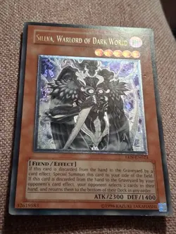 Yu-Gi-Oh Sillva Warlord Of Darkworld Ultimate Rare Euro Print MP - Image 1