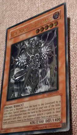 Yu-Gi-Oh Sillva Warlord Of Darkworld Ultimate Rare Euro Print MP - Image 4