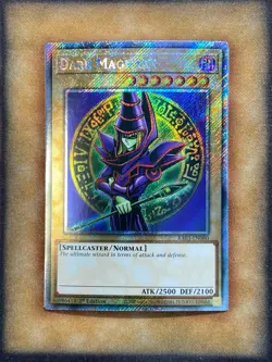 Yugioh Dark Magician RA03-EN080 Platinum Secret Rare 1st Ed NM - Image 1
