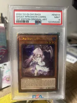 2024 Yu-Gi-Oh! Ra03-Quarter Century Ghost Reaper & Winter Cherries #EN014🌸PSA 9 - Image 1