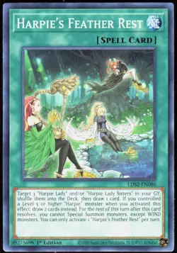 Harpie's Feather Rest LDS2-EN086 Legendary Duelists: Season 2 Yu-Gi-Oh NM - Image 1