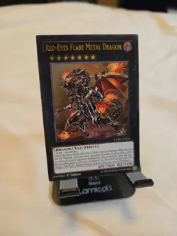 Red-Eyes Flare Metal Dragon (UTR) CORE-EN05 Clash of Rebellions 1st Edition HOLO - Image 1