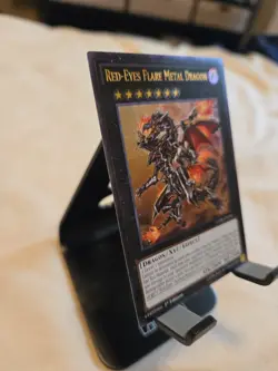 Red-Eyes Flare Metal Dragon (UTR) CORE-EN05 Clash of Rebellions 1st Edition HOLO - Image 2
